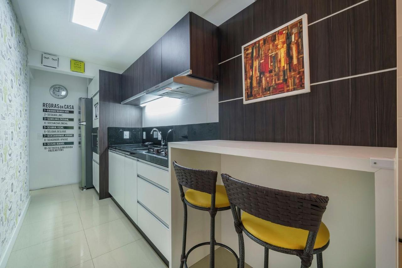 Aluguel Apartamento 2 Quartos Com Piscina Bombinhas Bagian luar foto