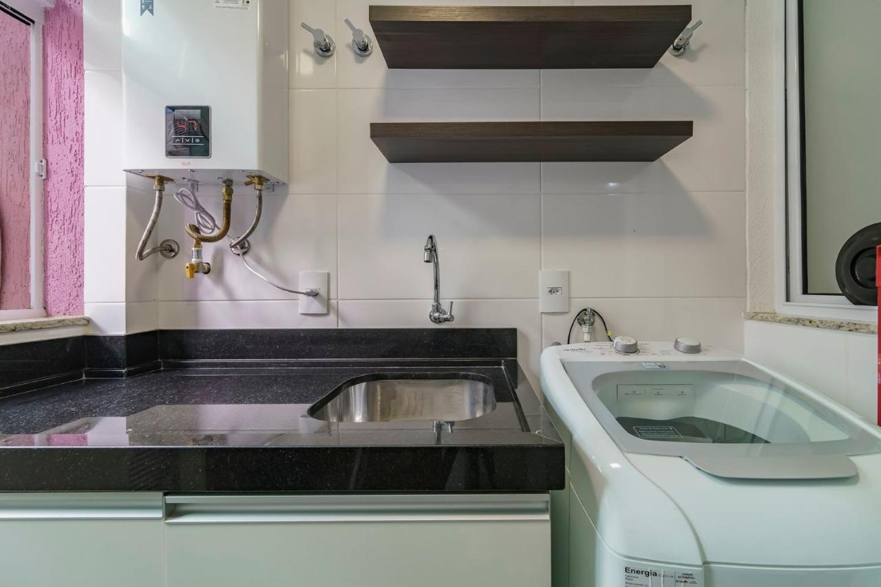 Aluguel Apartamento 2 Quartos Com Piscina Bombinhas Bagian luar foto