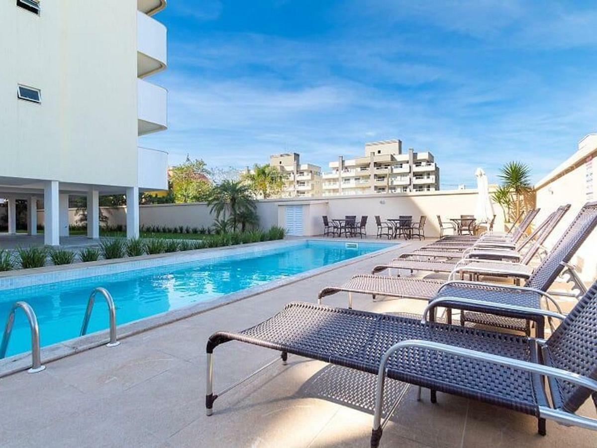 Aluguel Apartamento 2 Quartos Com Piscina Bombinhas Bagian luar foto